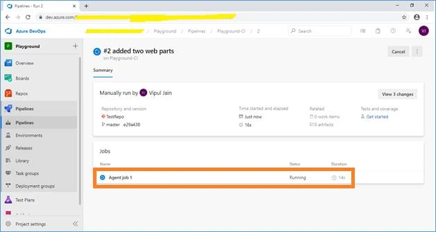 Implement Continuous Integration (CI) In SharePoint Framework Using Azure DevOps
