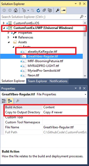 Build Action