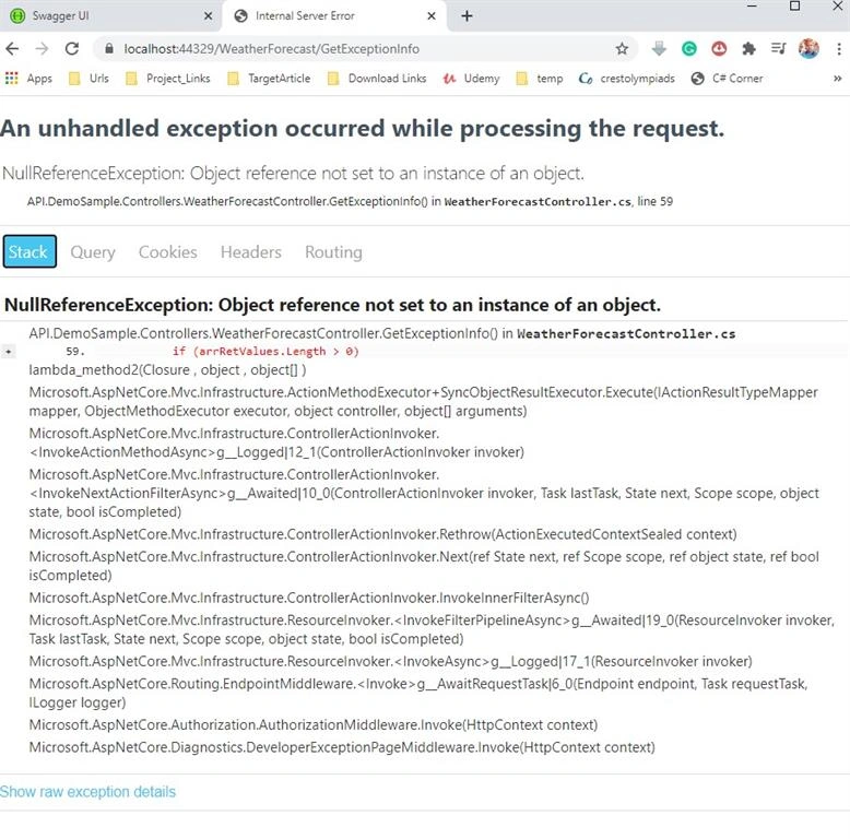 Implement Global Exception