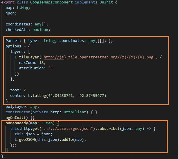 Implement Google maps In Angular 8 Application With Multiple Polygons