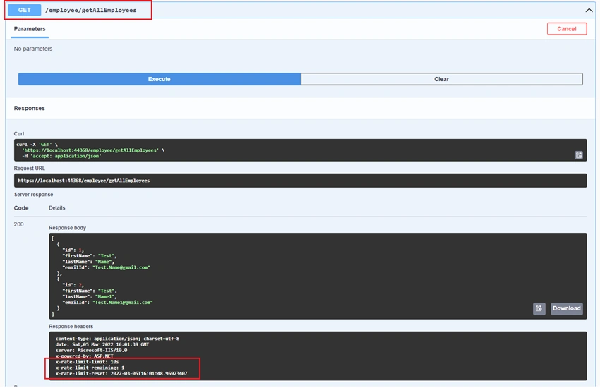 Implement Rate Limiting in ASP.NET Core Web API