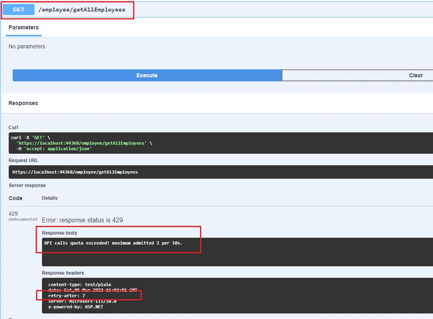 Implement Rate Limiting in ASP.NET Core Web API