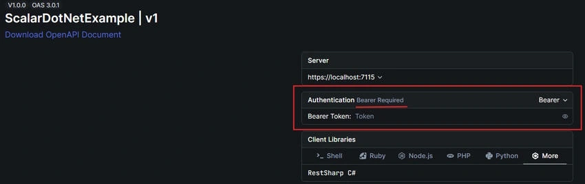  Authentication option