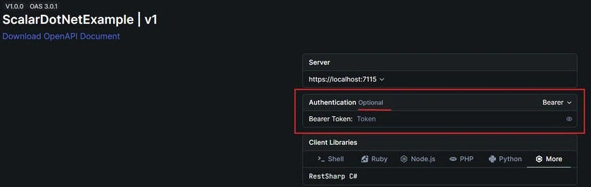 Scalar DOTNET