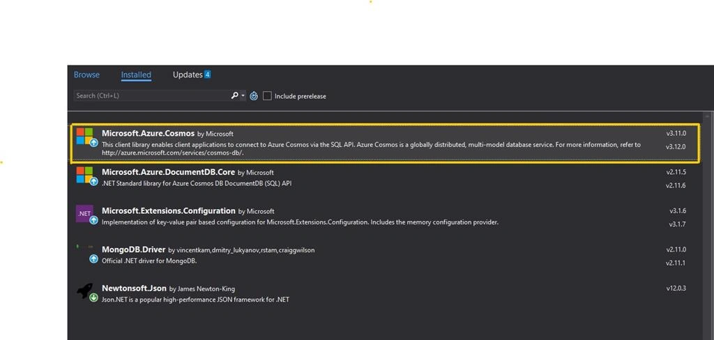 Implement Stored Procedure, UDFs And Trigger In Cosmos DB Using ASP.NET Core Web Application