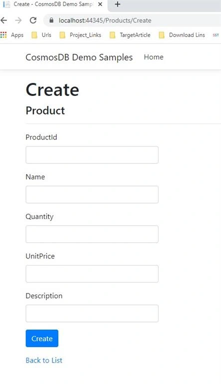 Implement Stored Procedure, UDFs And Trigger In Cosmos DB Using ASP.NET Core Web Application