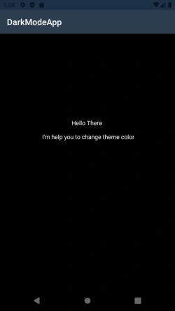 Implement the Dark Mode in Xamarin android