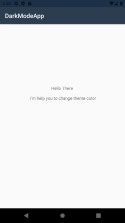 Implement the Dark Mode in Xamarin android