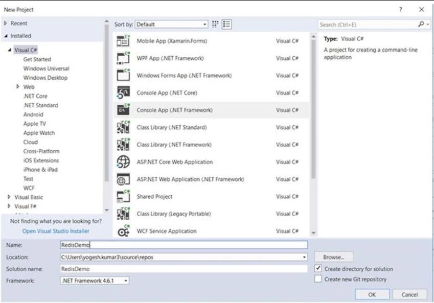 Implementation Of Redis Cache In .NET Console Application