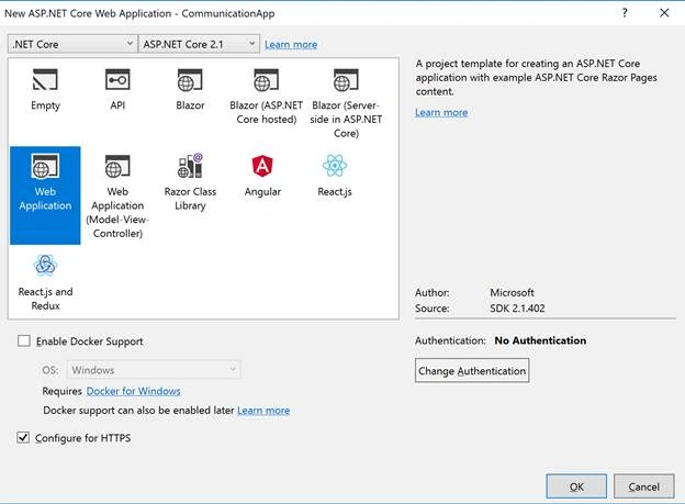 SignalR With .NET Core