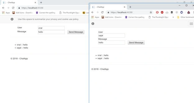 SignalR With .NET Core