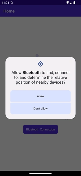 Bluetooth Connection Allow