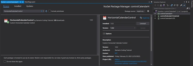 Implementing a Horizontal Calendar in Xamarin.Forms