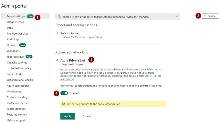 Admin portal