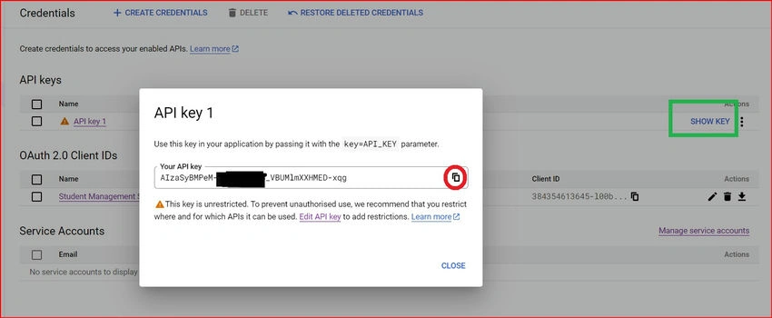 API Key