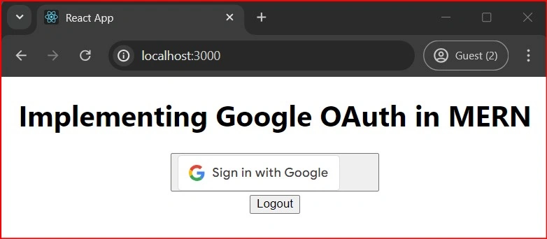 React App