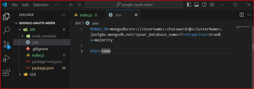 Env file