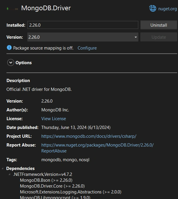 Manage NuGet Packages