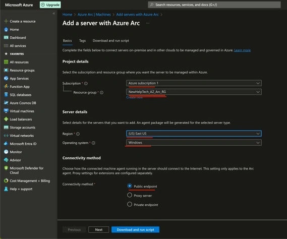 Azure subscription