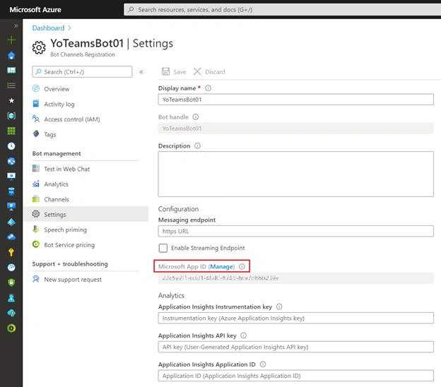 Implementing Teams Bot With Yo Team
