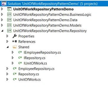 Implementing UnitOfWork And Repository Pattern