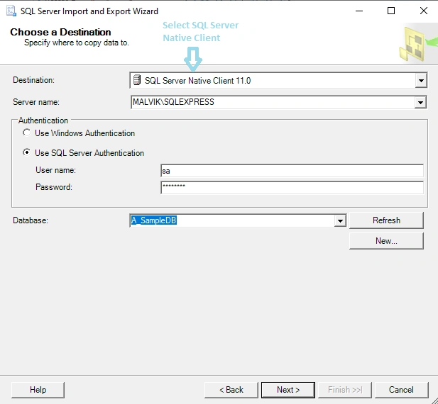 Import CSV file into SQL server using SQL server management Studio