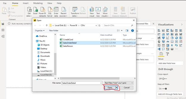 Import Data Into Power BI From CSV