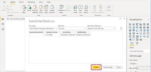 Import Data Into Power BI From CSV
