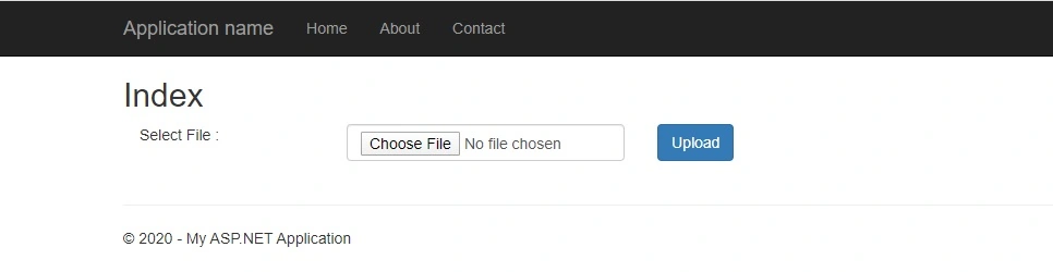 Import Excel File To SQL Table In ASP.NET MVC