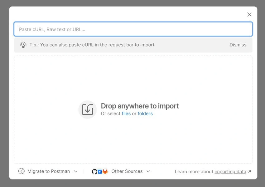 Import Button
