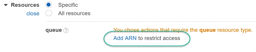 Add ARN
