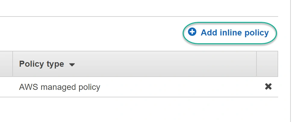 Select Add Inline Policy