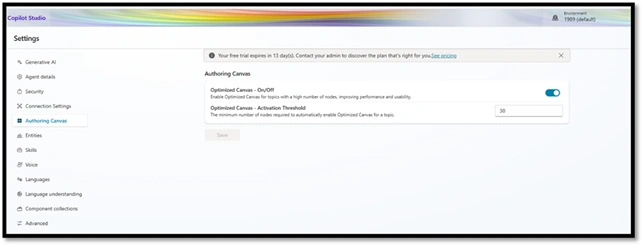 Optimized canvas