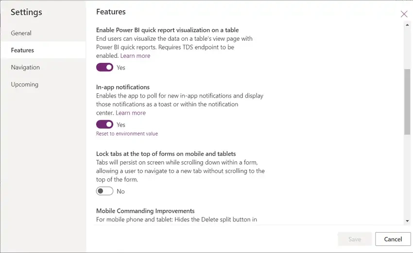 Navigate Features