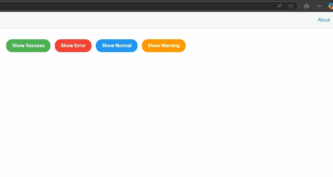 The output of specialized notifications
