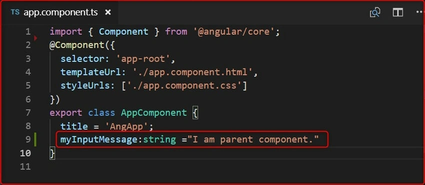 Parent component
