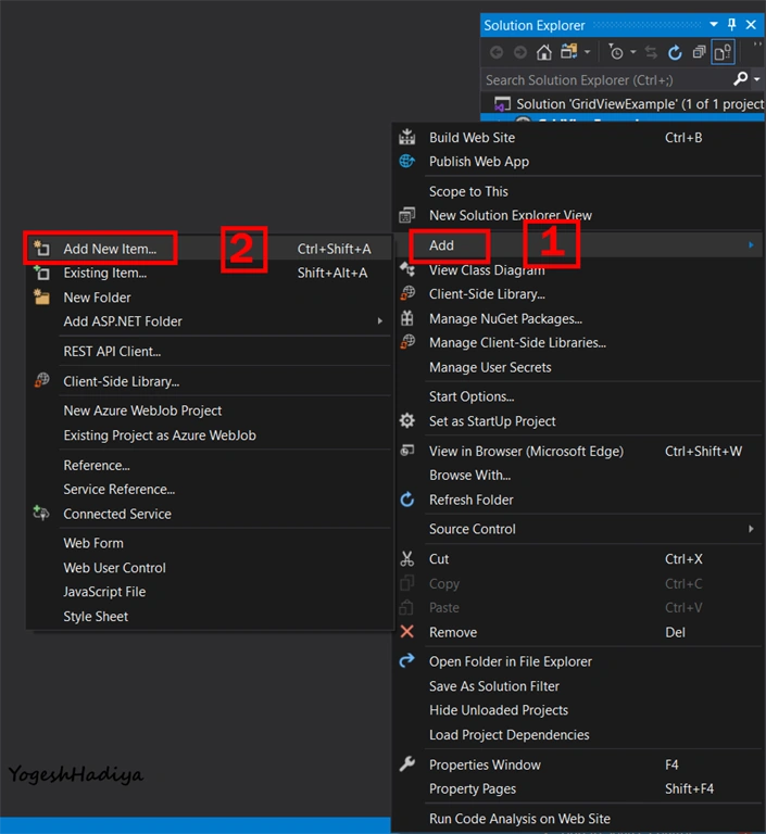Insert Data Into DataBase And Show In GridView In ASP.NET C#