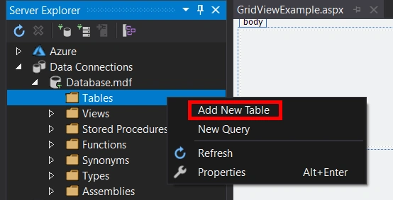 Insert Data Into DataBase And Show In GridView In ASP.NET C#