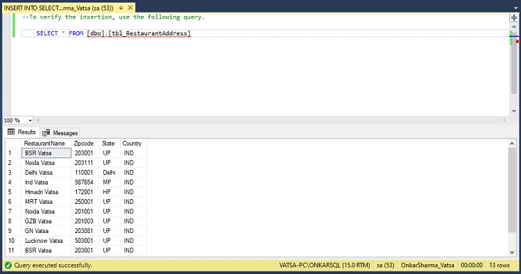 INSERT INTO SELECT vs SELECT INTO In SQL Server