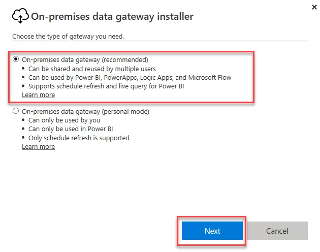 Install and Configure Data Gateway for On-Premise Excel Files in Power BI