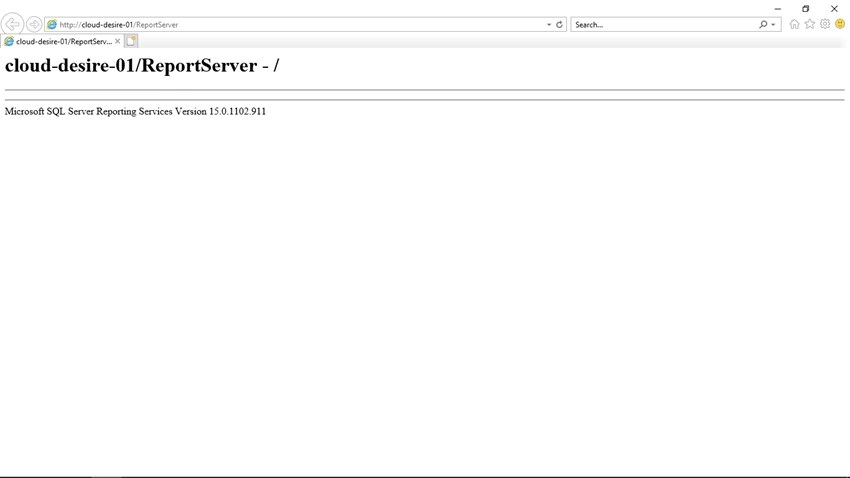 Install And Configure SQL Server Reporting Services