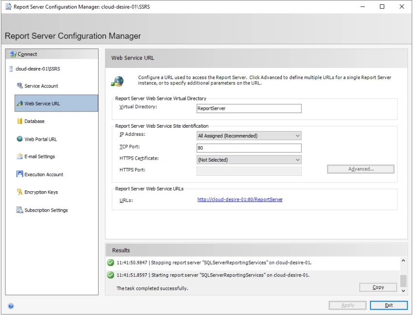 Install And Configure SQL Server Reporting Services