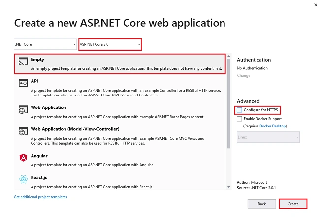 ASP.Net Core Application
