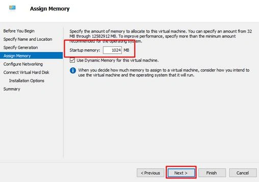 Virtual Machine setup