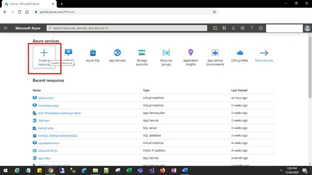 Install Sitecore 9.2 XP And XC From Azure Marketplace