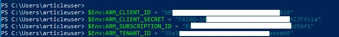 Install Terraform on Windows and Authenticate Terraform to Azure