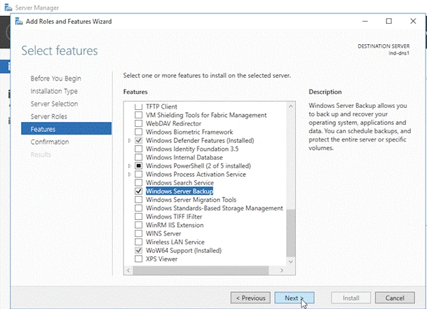 Select Windows