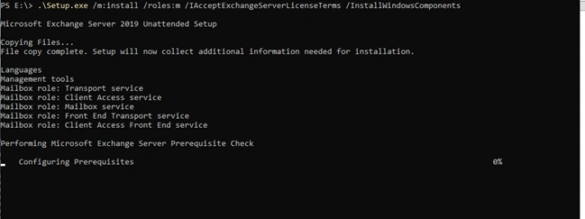 Installation And Configuration Of Exchange 2019 On Core 2019