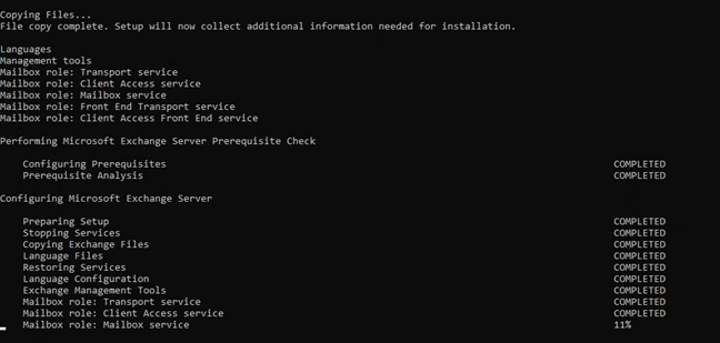 Installation And Configuration Of Exchange 2019 On Core 2019