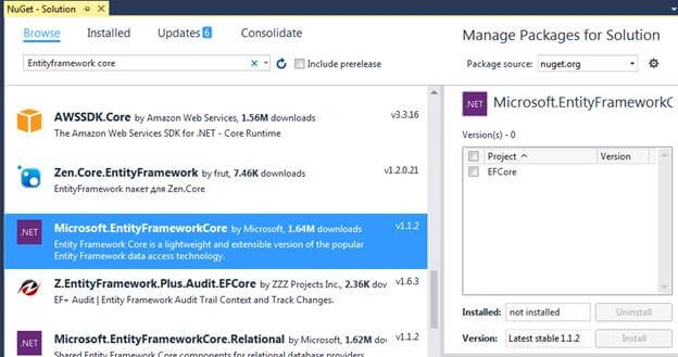 Entity Framework